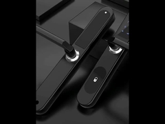 Kerangka Aluminium sempit Bluetooth Smart Door Lock Untuk Apartemen