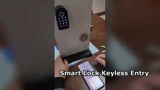Kunci Pintu Digital Cerdas Keyboard Bluetooth Nirkabel