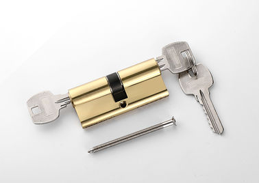 Aman emas mengganti kunci silinder Kuningan 70mm 2 Kunci Dengan Pin Tumbler
