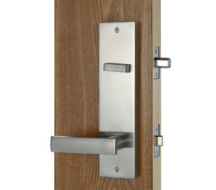 Silver Entry Door Handlesets / Outside Door Handles Adjustable Lock (Penguncian pintu masuk perak / pegangan pintu luar)
