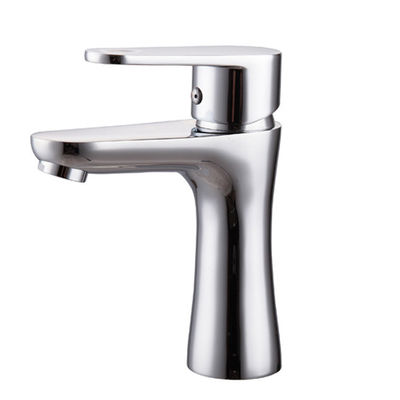 Handle Single Hole Sink Faucet Deck Dipasang Tap Kamar Mandi Kuningan