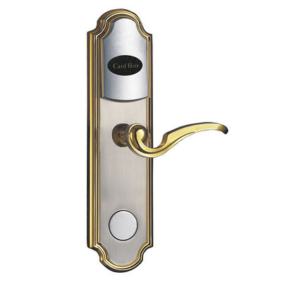 Smart Plated Emas / Nikel Elektronik Kunci Pintu RFID Kartu Digital Kunci Tanpa Kunci