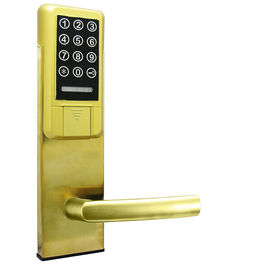 Modern Hotel / Rumah Keamanan Elektronika Pintu Kunci Kartu Digital Kata Sandi Buka