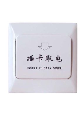 Capacitive  Card Hotel Energy Saver Switch Power Saving Switch Untuk Hotel