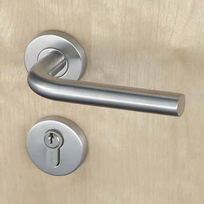 Perak SUS304 stainless steel escutcheon kunci tahan api untuk hunian