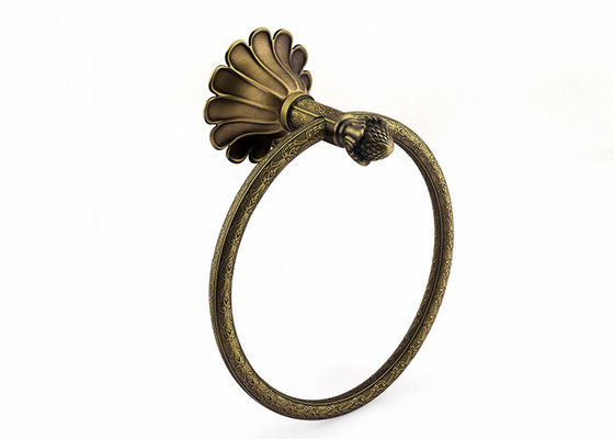 Desain Dekoratif Kamar Mandi Aksesoris Towel Ring dengan Bahan Kuningan Antik