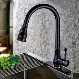 ORB Brass Pull Out Spray Sanitasi Faucet Dapur Single Handle Tap Air