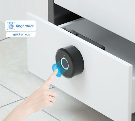 Kunci Lemari Cerdas Elektronik Seng Alloy 5.0 Bluetooth Sidik Jari Multiple Unlocking