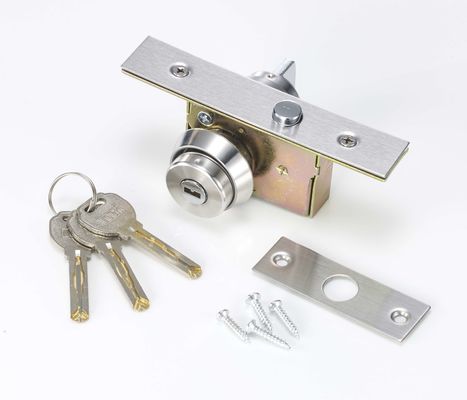 Single Cylinder SUS201 Face Plate Glass Door Lock Frame Aluminium