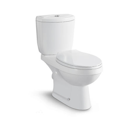 Soft Closing Two Pieces Toilet Washdown Flushing Jenis OEM