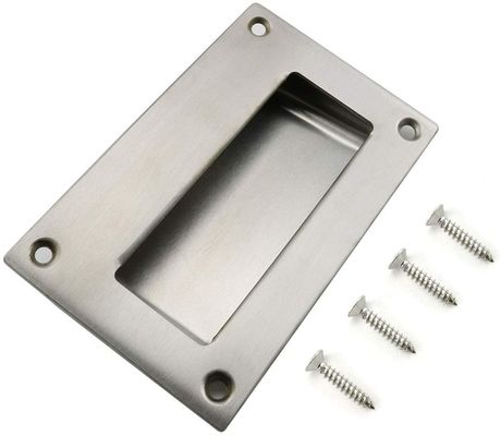 Non deformable 304 stainless steel Recessed Pull Handle untuk pintu geser