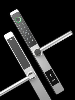Apartemen Tanda Jari Waterproof Kunci Pintu Digital Standar Eropa