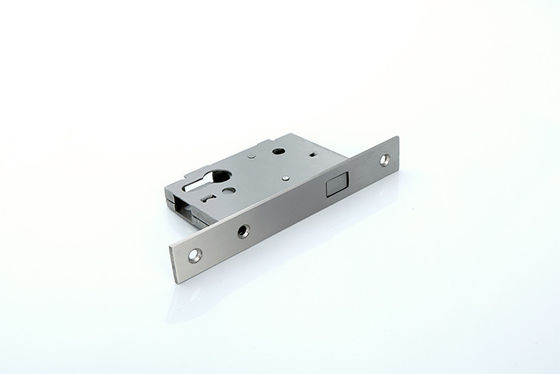 Keamanan Pintu Geser Mortise Kunci Tubuh Perak Dengan Seng Alloy Hook