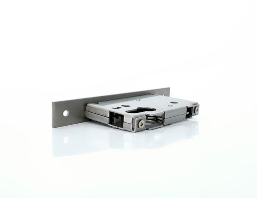 Keamanan Pintu Geser Mortise Kunci Tubuh Perak Dengan Seng Alloy Hook