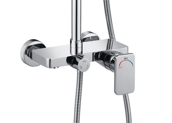 Sistem pancuran hujan / sistem panel pancuran kamar mandi 20°C - 50°C Kisaran suhu