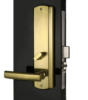 Kunci pintu keamanan elektronik PVD / Kunci pintu masuk tanpa kunci
