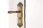 Pintu Kamar Kunci Mortise Set Dengan 130 × 68 mm Lever Handle Kuning Kuning Antik