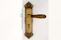 Pintu Kamar Kunci Mortise Set Dengan 130 × 68 mm Lever Handle Kuning Kuning Antik