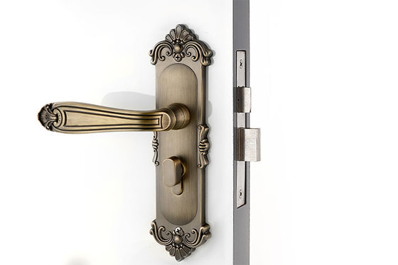 Pintu Kamar Mortise Kunci Set 250x62mm Plat Kuning Kuning