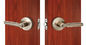 Kunci Pintu Tubular Paduan Seng Satin Nikel Keamanan Tinggi 3 Kunci Kunci