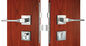 Kunci Pintu Rose Pintu Interior Mortise Lockset Penggantian Paduan Seng
