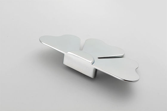Zinc Alloy Electroplated Finish Furniture Lemari Pintu Kupu / Hardware Furniture Drawer Pulls