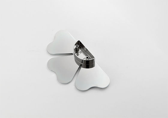 Zinc Alloy Electroplated Finish Furniture Lemari Pintu Kupu / Hardware Furniture Drawer Pulls