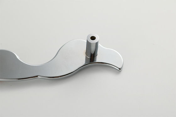 Zinc Alloy Acrylic Diamond Electroplated Furniture Pulls untuk Lemari Lemari