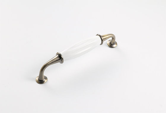 Antique Milk White Keramik Genggam Perabot Hardware Tarik Lemari Genggam laci