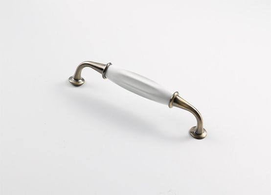 Antique Milk White Keramik Genggam Perabot Hardware Tarik Lemari Genggam laci