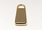 30 * 13 * 4mm Tas Tangan Diisi Aksesoris Hardware Golden Zipper Tarik Untuk Tas