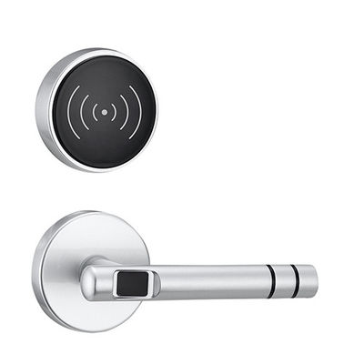 INTERTEK Plated Gold Zinc Alloy Elektronik Kunci Pintu Dengan Kartu / Kunci Buka Jalan