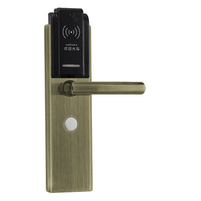 Hotel Keamanan Elektronik Kunci Pintu / Kunci Pintu Masuk Dengan Finishing Antik