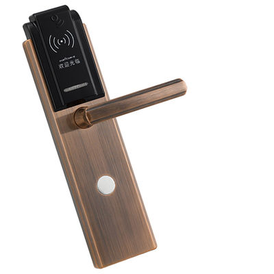 Hotel Keamanan Elektronik Kunci Pintu / Kunci Pintu Masuk Dengan Finishing Antik