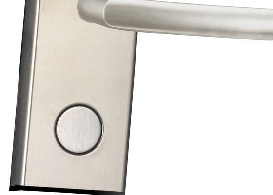 High Security Electronic Card Door Lock Untuk Masuk Hotel 62.5mm Jarak Pusat