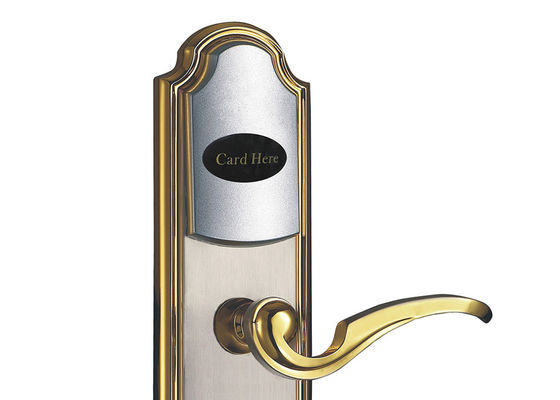 Smart Plated Emas / Nikel Elektronik Kunci Pintu RFID Kartu Digital Kunci Tanpa Kunci