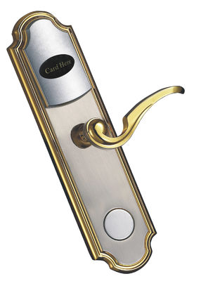 Smart Plated Emas / Nikel Elektronik Kunci Pintu RFID Kartu Digital Kunci Tanpa Kunci