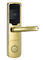 62mm Backset Tyt WiFi Elektronik Kunci Pintu / Kunci Gerbang Dengan Plating Emas Finishing