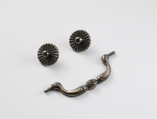 Perhiasan Bronze Brushed Hardware Drawer Pulls 53.1 G Untuk Pakaian / Lemari