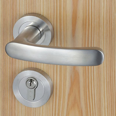 6063 Mortise Cylinder Entry Door Locksets Untuk Kamar / Rumah Standar ANSI