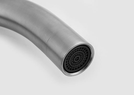 SUS304 Stainless Steel Pull Out Faucet Dapur Dengan Satu Genggam