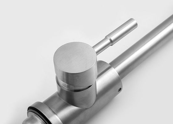 SUS304 Stainless Steel Pull Out Faucet Dapur Dengan Satu Genggam