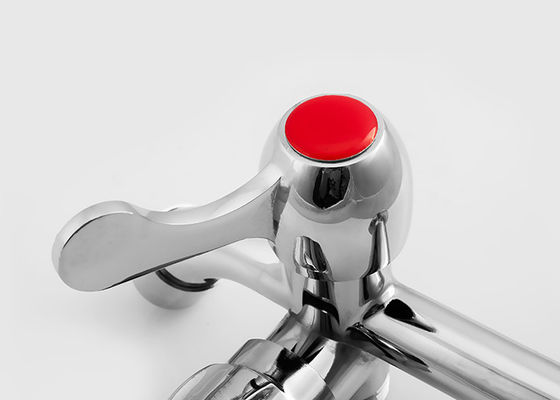 Fungsi Lebih Banyak Genggam Ganda Piring Keran Air Chrome & Seng Alloy Open-mounting