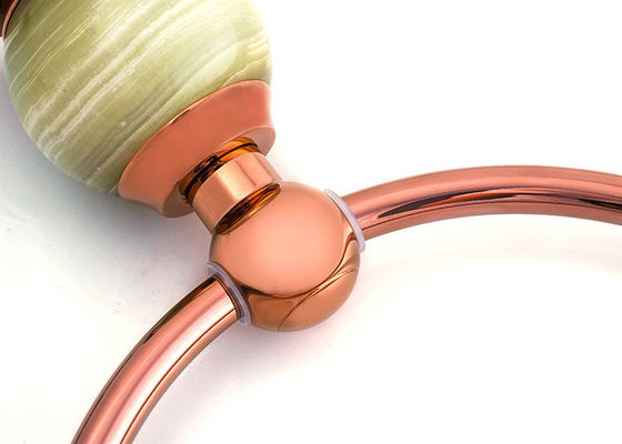 Desain Baru Aksesoris Kamar Mandi Towel Ring Kuningan dan Bowlder & Rose Gold Plating