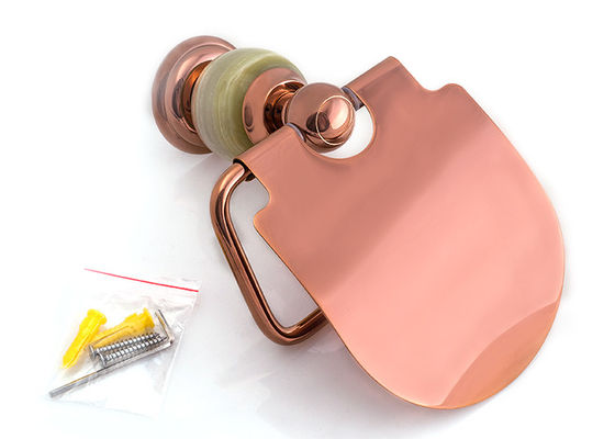 Aksesoris kamar mandi dipasang di dinding Single Roll Toilet Paper Holder Mudah dipasang