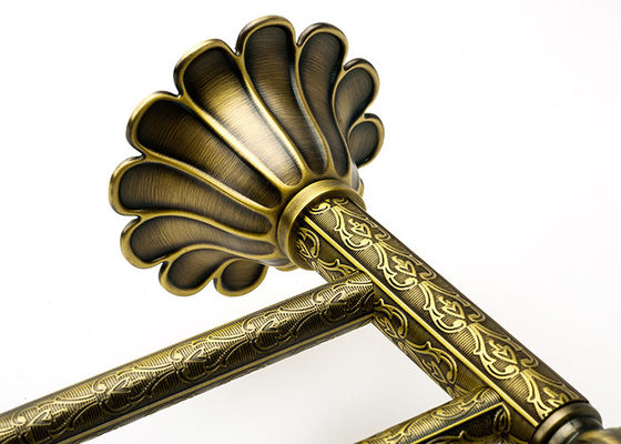 Desain Modern 886g Ringan Double Towel Bar Antique Brass Kamar Mandi