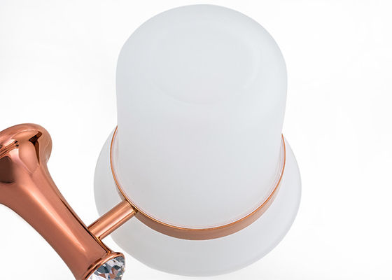 Alloy Seng dan Aksesoris Kamar Mandi Kristal Toilet Brush & Holder Desain Modern