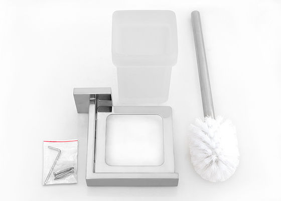 Sikat toilet dan pemegang daya tahan Fittings kamar mandi untuk rumah