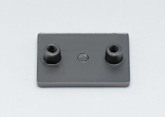 Di stok Tas Bagasi Mewah Aksesoris Hardware Gun Blank Zinc Alloy OEM