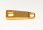 High Electroplate Handbag Aksesoris Hardware Baja Customized Warna Zipper Tarik Untuk Tas